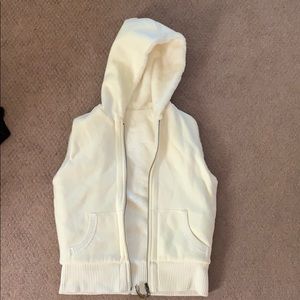 Reversible cream vest